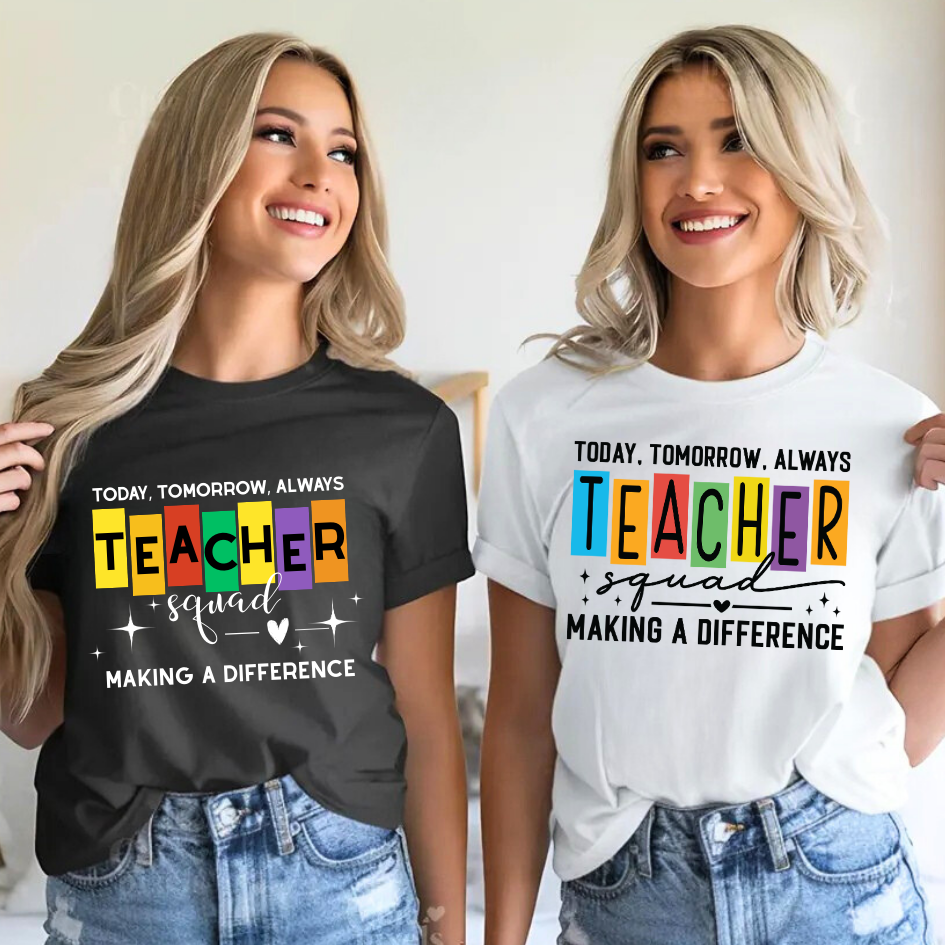 Tricou back to school bumbac– cadou personalizat pentru profesori