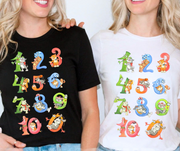 Tricou de scoala cu cifre – cadou personalizat pentru profesori sau elevi