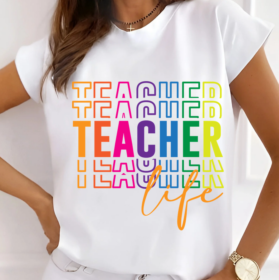 Tricou back to school bumbac– cadou personalizat pentru profesori