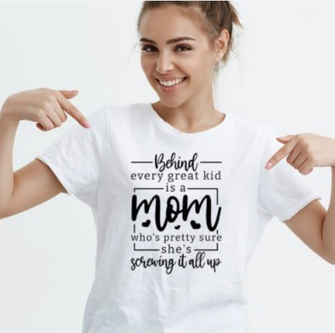 Tricou bumbac model Behind i great kid personalizat cu nume  sau poza preferata TC5056