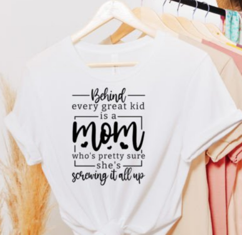 Tricou bumbac model Behind i great kid personalizat cu nume  sau poza preferata TC5056