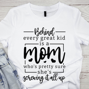 Tricou bumbac model Behind i great kid personalizat cu nume  sau poza preferata TC5056