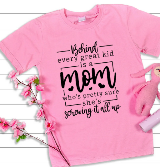 Tricou bumbac model Behind i great kid personalizat cu nume  sau poza preferata TC5056