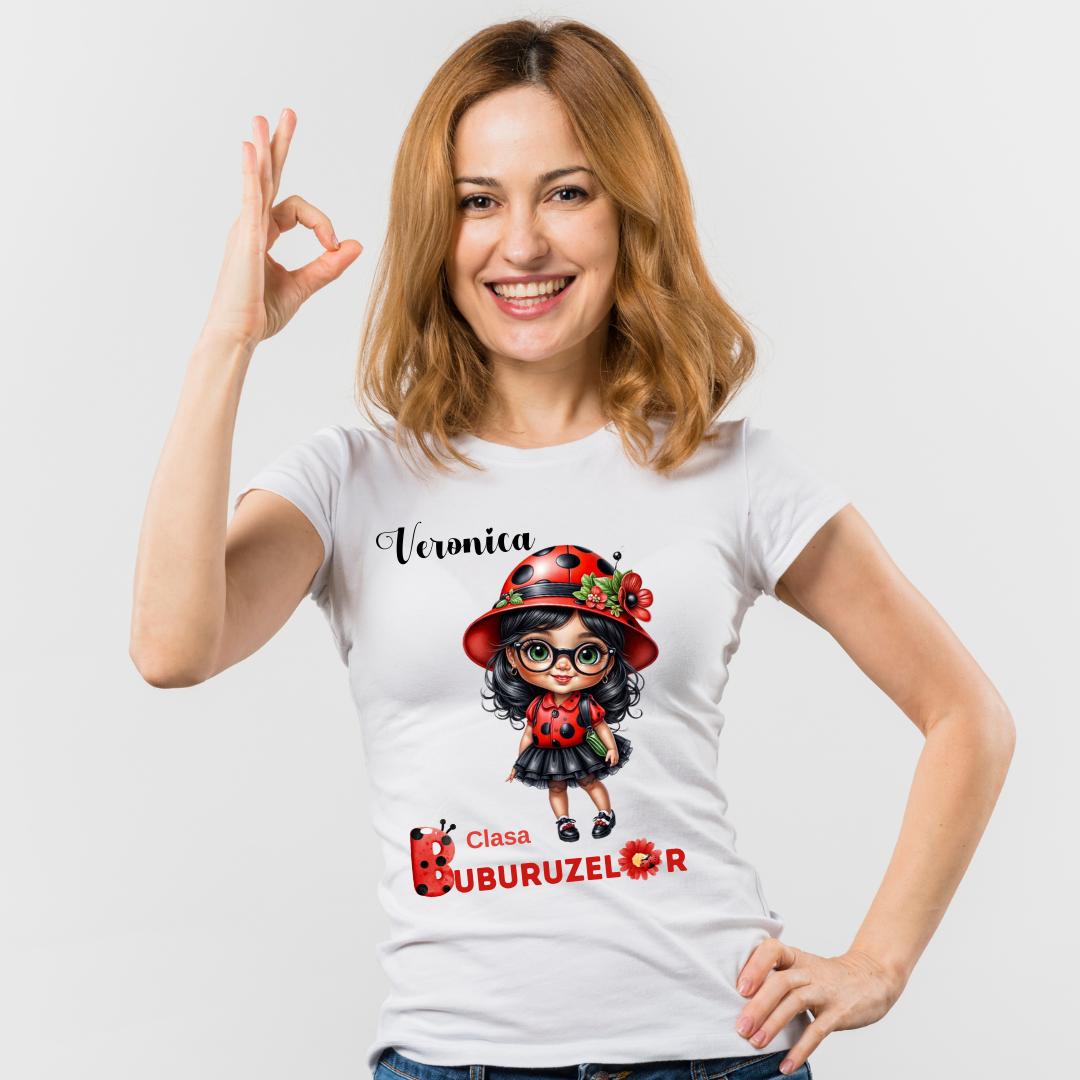 Tricou Clasa buburuzelor  elevi clasa 4 sau gradinita  ABS1068.2 - Copie