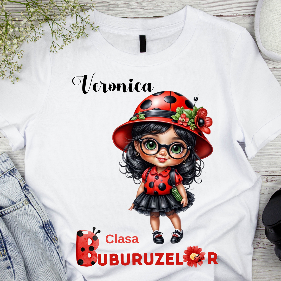 Tricou Clasa buburuzelor  elevi clasa 4 sau gradinita  ABS1068.2 - Copie