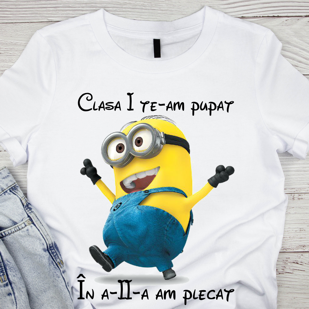 Tricou Clasa MINIONILOR pentru scoala sau gradinita  ABS1068.58