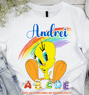 Tricou Clasa puisorilor Tweety pentru scoala sau gradinita