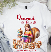 Tricou Clasa veveritelor pentru scoala sau gradinita