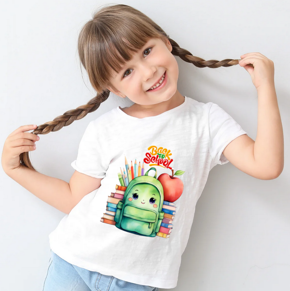 Tricou copii Back to school pentru inceputul scolii ABS11211