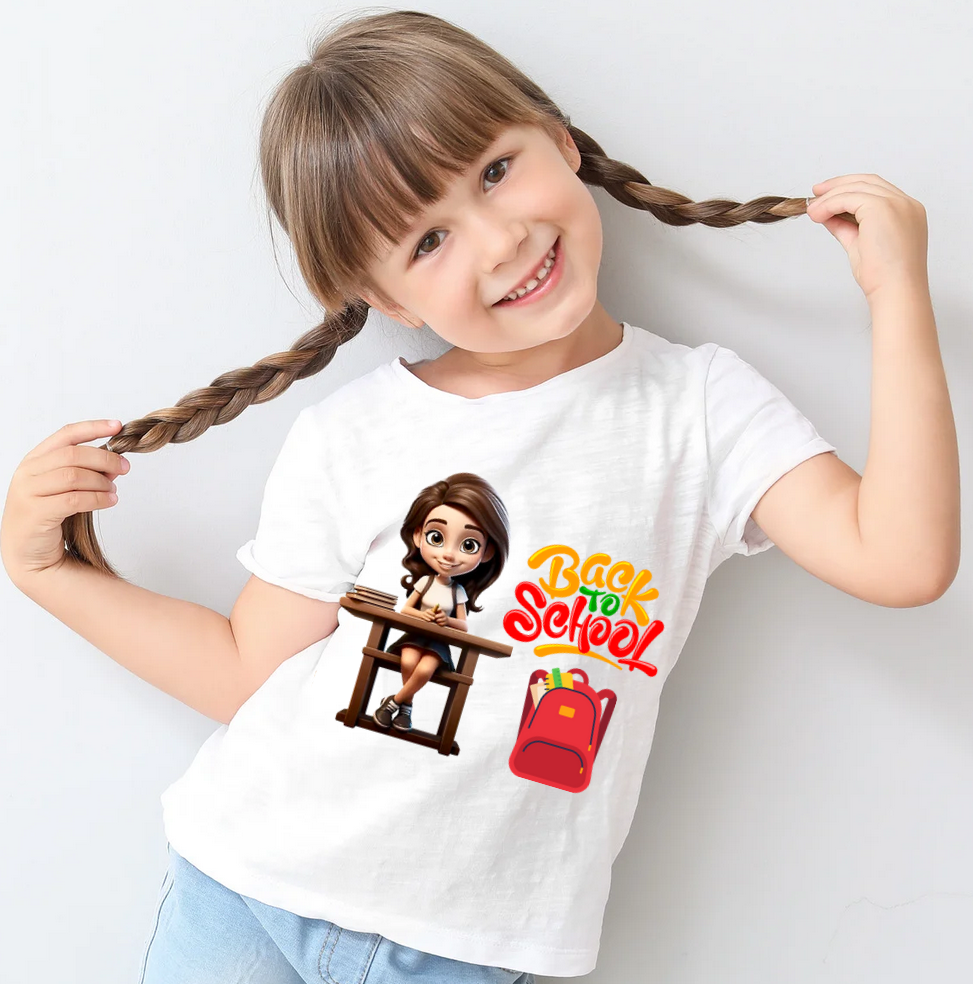 Tricou copii Back to school pentru inceputul scolii ABS11212