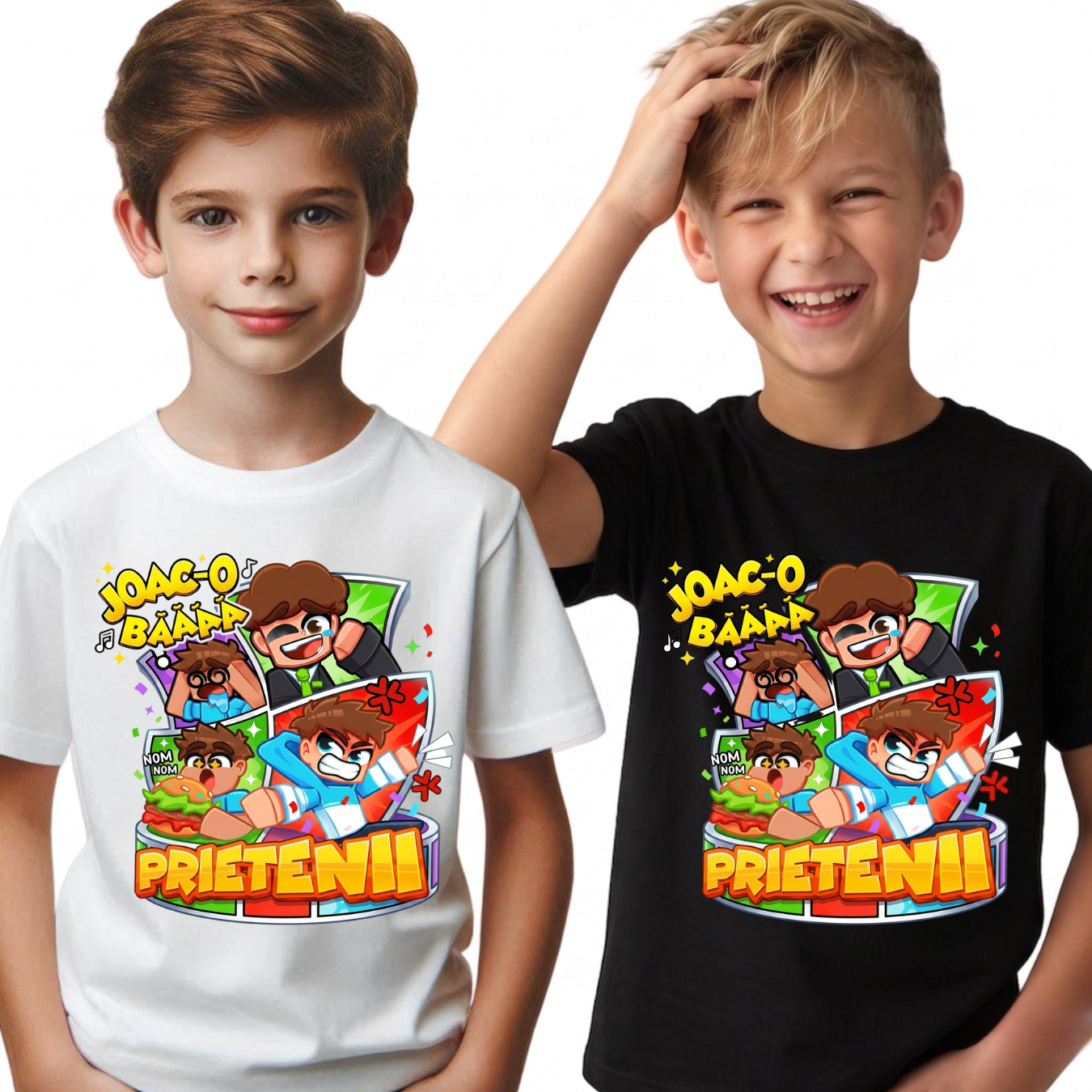 Tricou Copii Joac-o, Baaaaa cu Prietenii – Trendul Urban al Momentului
