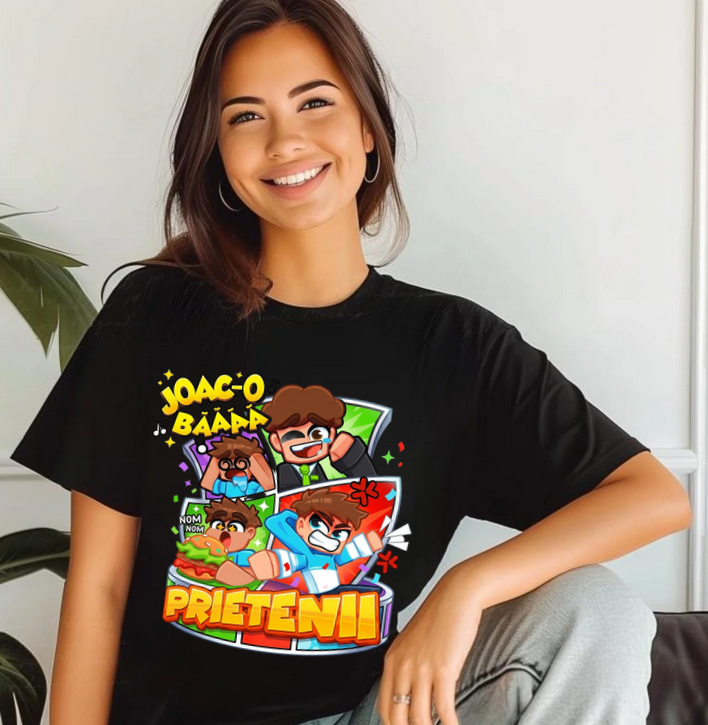 Tricou Copii Joac-o, Baaaaa cu Prietenii – Trendul Urban al Momentului