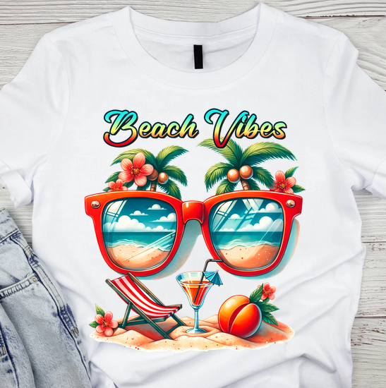 Tricou copii sau adulti din bumbac model SUMMER vibe personalizat cu nume  sau poza preferata TC5055