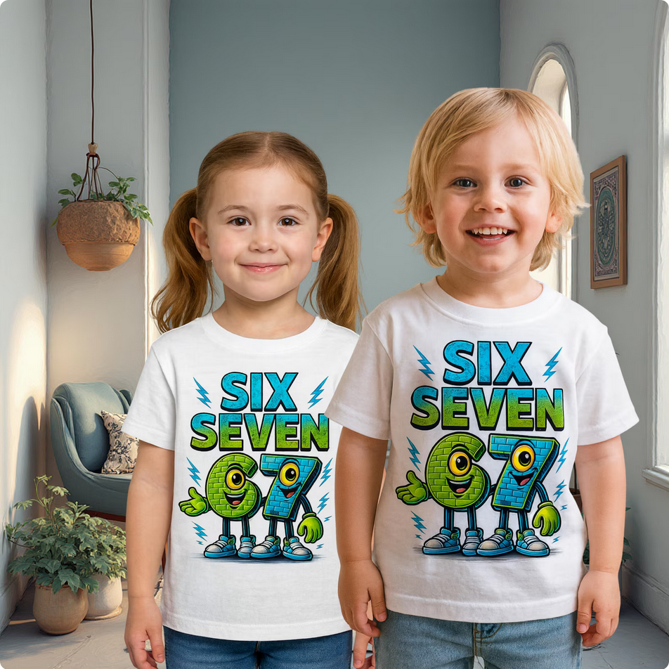 Tricou Copii „SIX SEVEN” – Trendul Urban al Momentului