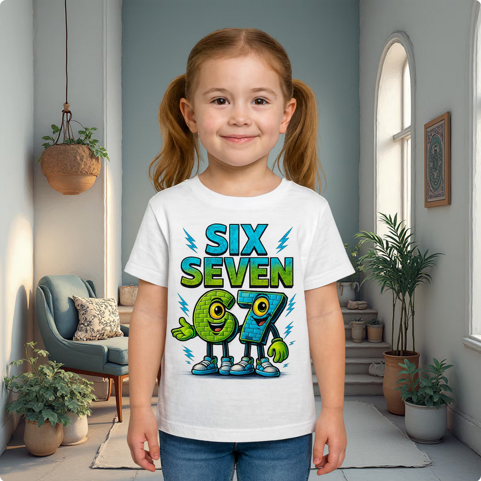 Tricou Copii „SIX SEVEN” – Trendul Urban al Momentului