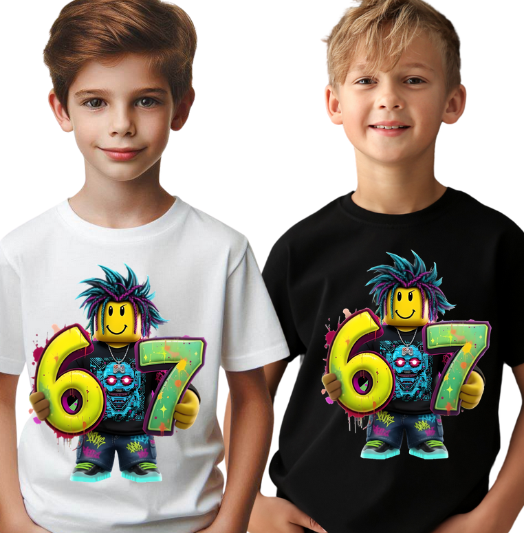 Tricou Copii „SIX SEVEN” – Trendul Urban al Momentului