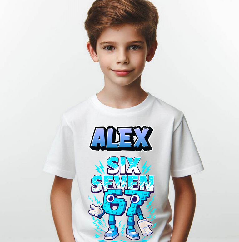 Tricou Copii „SIX SEVEN” – Trendul Urban al Momentului