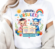 Tricou absolvire grupa ursuletilor – Cadou Inspirat pentru Școală