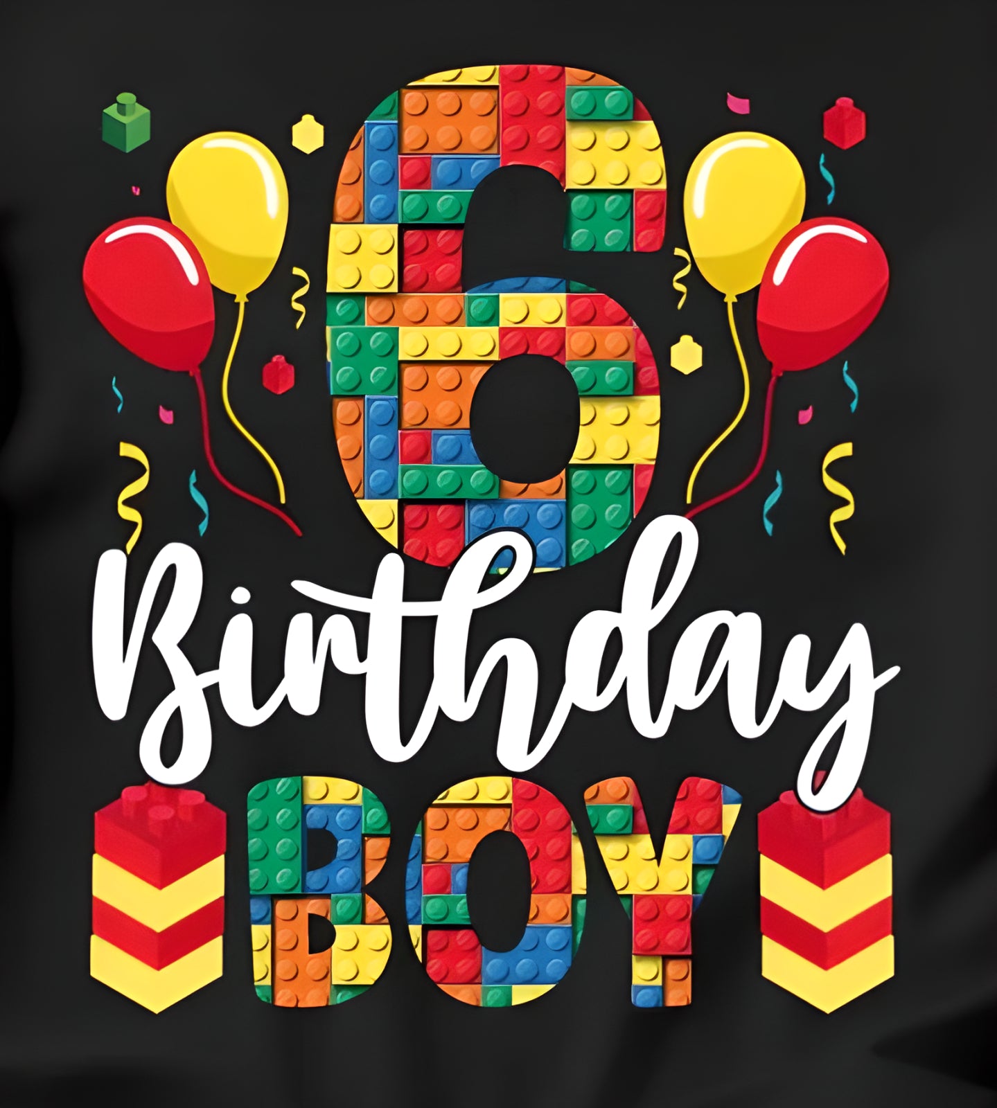 Tricou LEGO cu Cifră Aniversară „Official” – Cadou Personalizat pentru Copii | e-CADOU