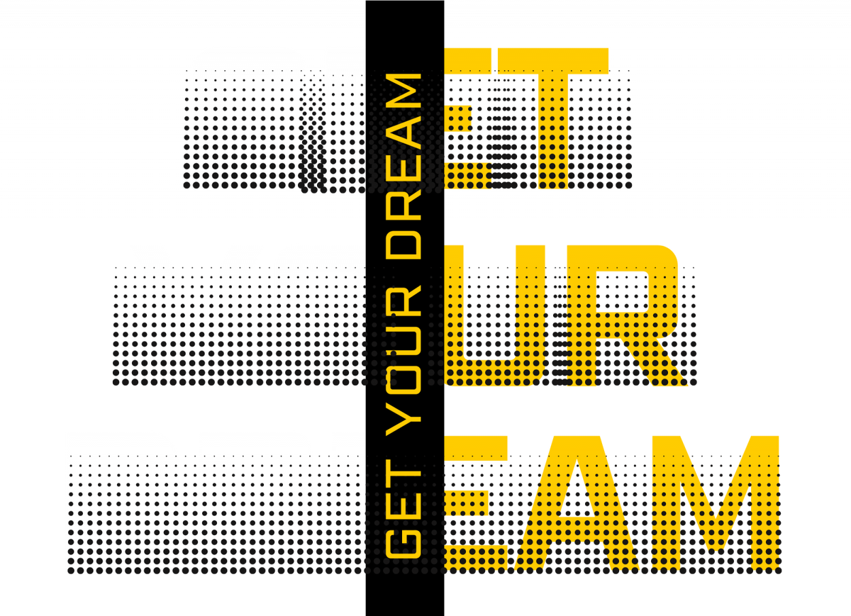 Tricou negru barbati personalizat Get Your Dream