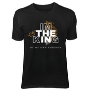Tricou negru barbati personalizat I'm the KING
