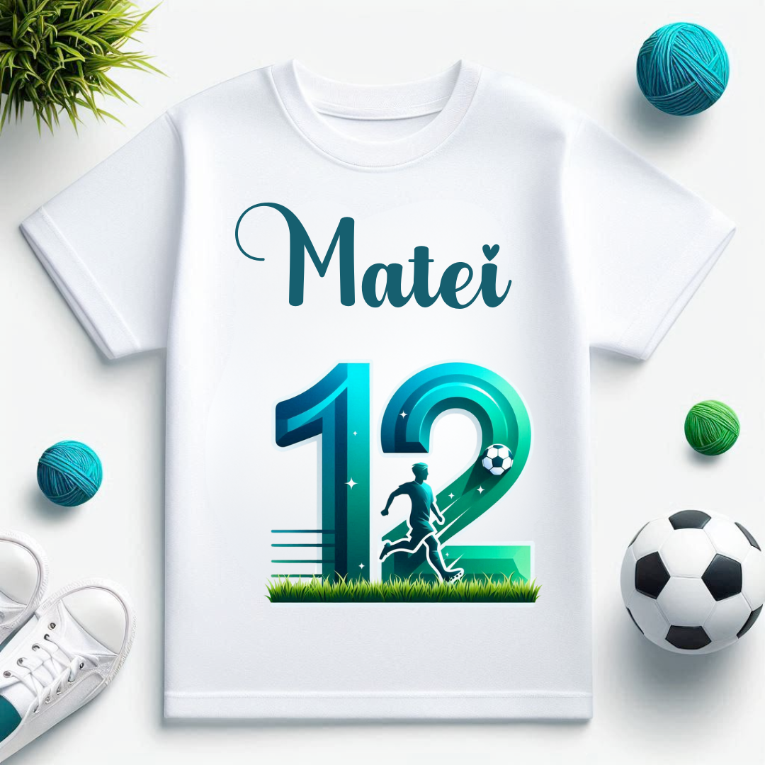 Tricou personalizat aniversar Fotbalisti  - Cadou Perfect pentru Iubitorii de Fotbal TAN1014