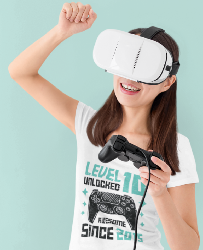 Tricou personalizat aniversar Level 10 Unlocked Awesome Since