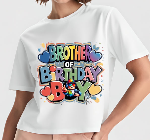 Tricou personalizat aniversar Roblox pentru întreaga familie – Tricouri birthday party cu nume și vârstă