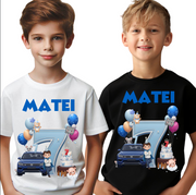 Tricou personalizat aniversar Volskwagen cu cifra aniversara