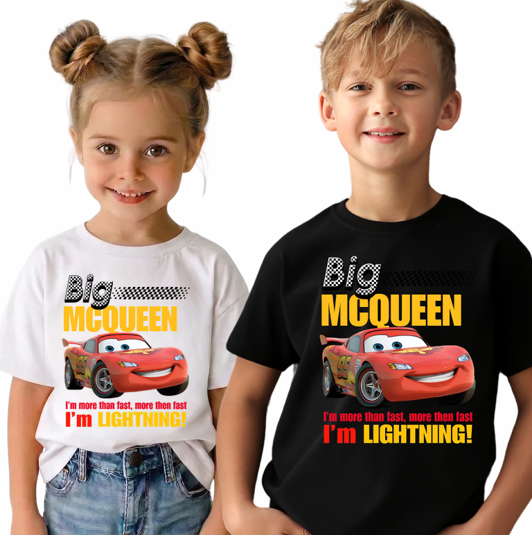 Tricou Personalizat Copii pentru Onomastice McQueen