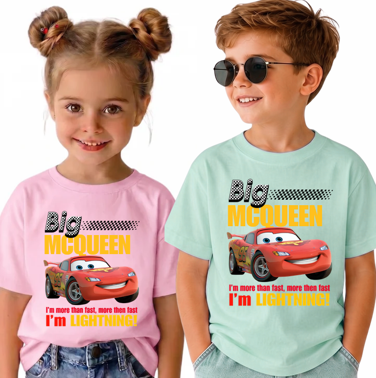 Tricou Personalizat Copii pentru Onomastice McQueen
