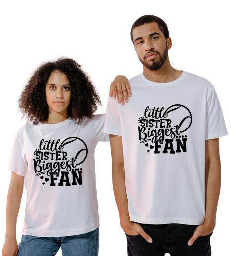 Tricou personalizat  Little sister Biggest tenis TNS5012