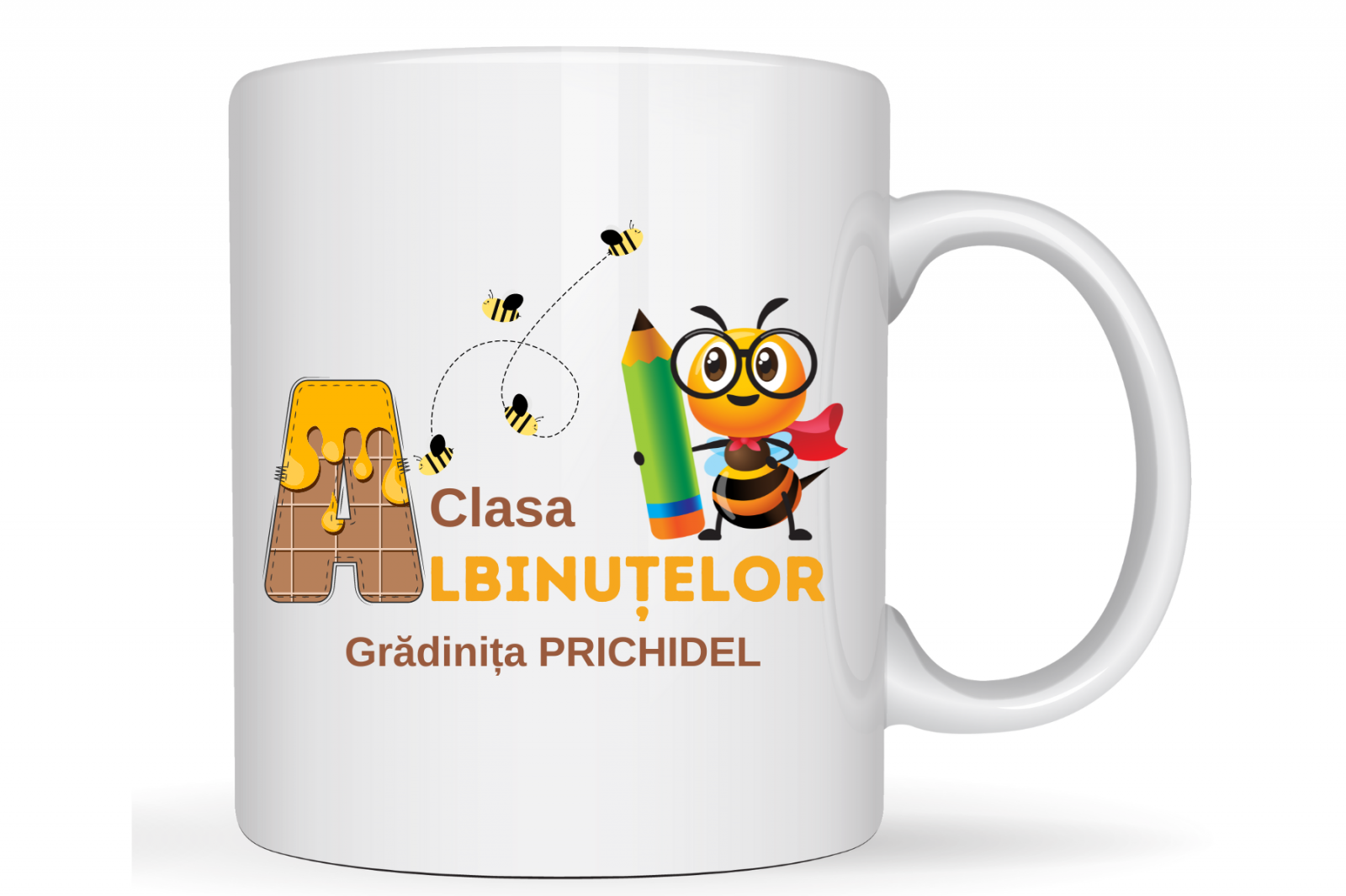 Tricou personalizat pentru absolvire  Grupa albinutelor cu text sau poze ABS1018