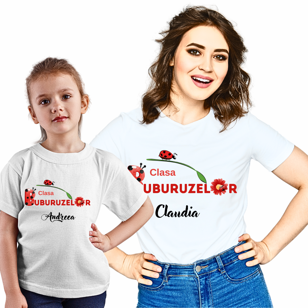 Tricou personalizat pentru absolvire  Grupa buburuzelor cu text sau poze ABS1025