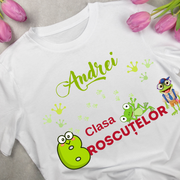 Tricou personalizat pentru absolvire  Grupa broscutelor cu text sau poze ABS1022