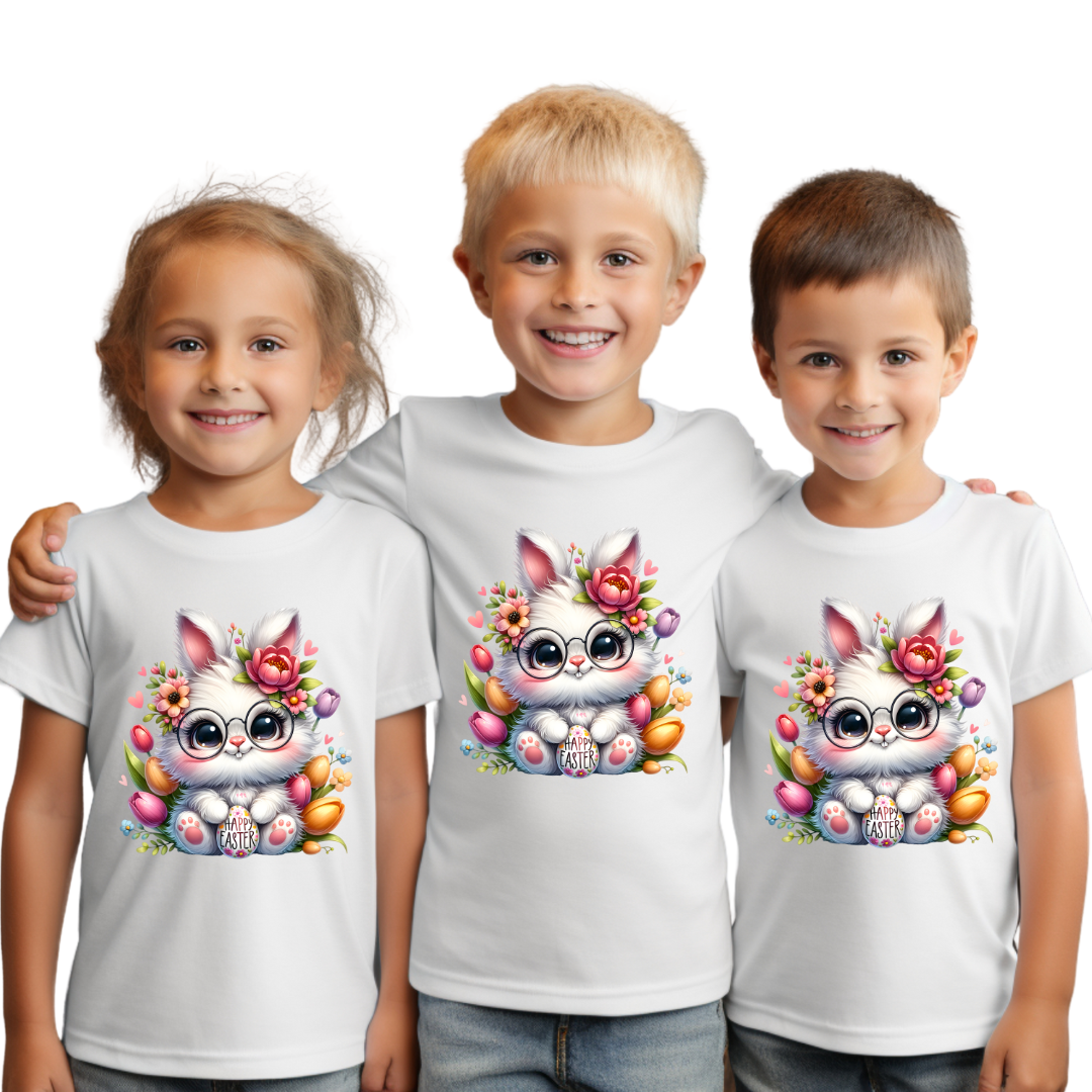 Tricou personalizat pentru copii iepuras paste  TCP315