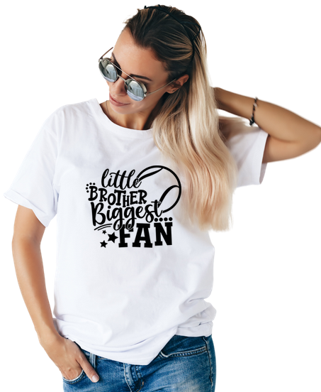 Tricou personalizat Little Brother Biggest tenis TNS5011