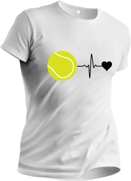 Tricou personalizat pentru iubitorii de tenis Tenis Heart TNS5005
