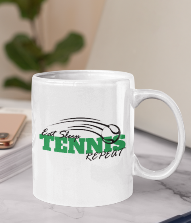 Tricou personalizat pentru iubitoarele de tenis Eat Sleep Tenis Repeat TNS5004