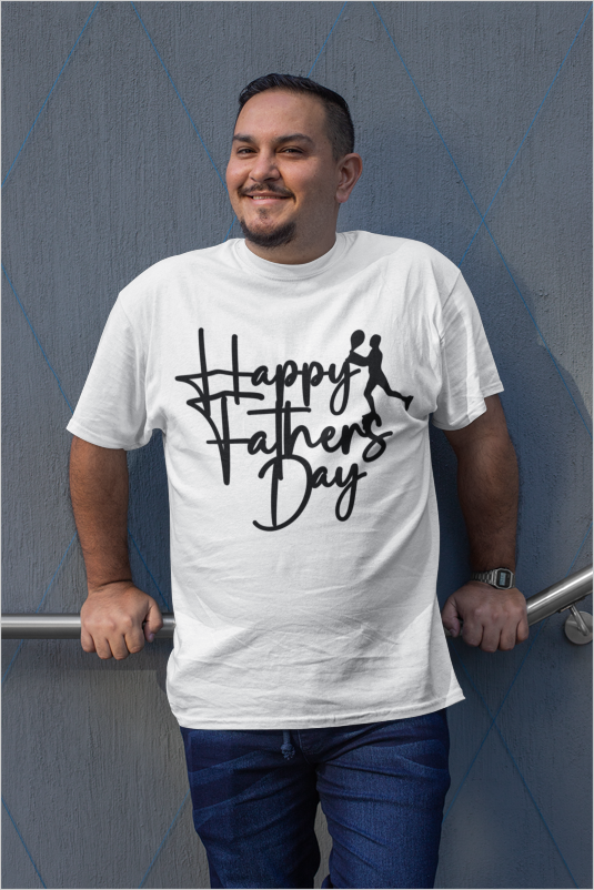 Tricou personalizat pentru Happy Fathers day tenis TNS5010