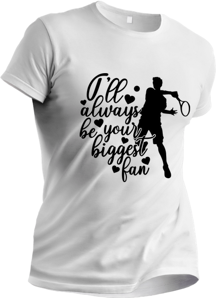 Tricou personalizat pentru iubitorii de tenis Sunt fanul tau TNS5008