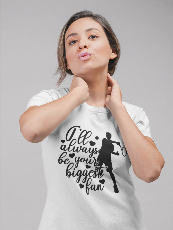 Tricou personalizat pentru iubitorii de tenis Sunt fanul tau TNS5008