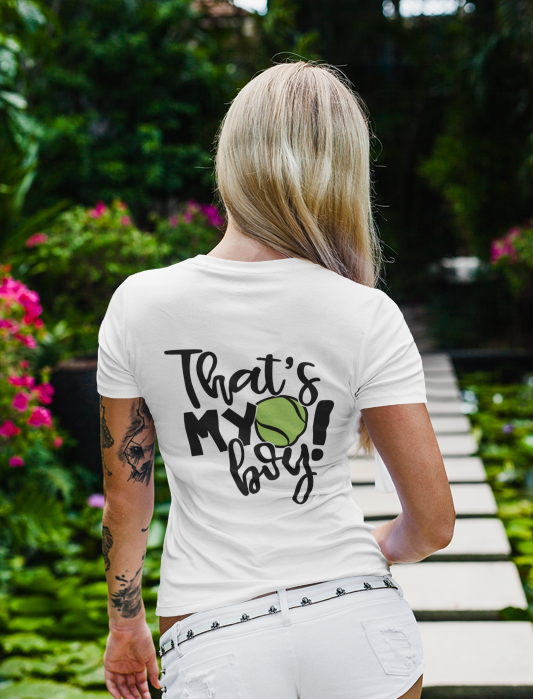 Tricou personalizat pentru iubitorii de tenis That's my boy TNS5007