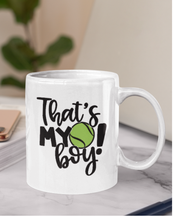 Tricou personalizat pentru iubitorii de tenis That's my boy TNS5007