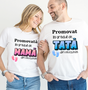 Tricou personalizat pentru proaspetii parinti  - Cadou Inspirat pentru familie
