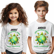 Tricou Personalizat Saptamana verde si Ziua Pământului clasa albinutelor material  bumbac TSV112