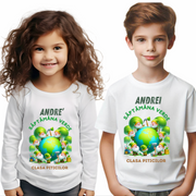 Tricou Personalizat Saptamana verde si Ziua Pământului clasa piticilor material  bumbac TSV117