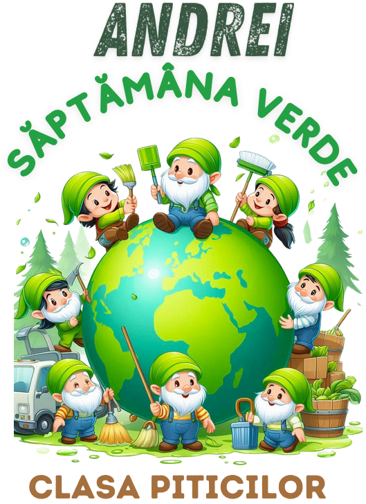 Tricou Personalizat Saptamana verde si Ziua Pământului clasa piticilor material  bumbac TSV118
