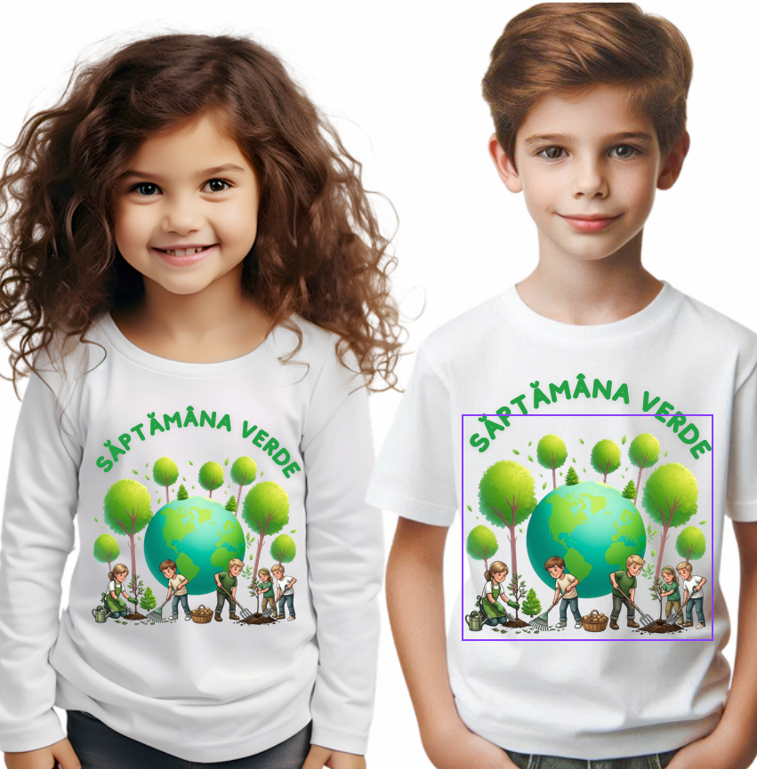 Tricou Personalizat Saptamana verde si Ziua Pământului  material  bumbac TSV119.1