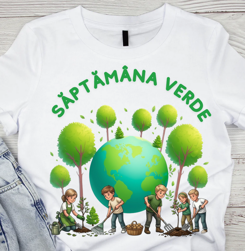 Tricou Personalizat Saptamana verde si Ziua Pământului  material  bumbac TSV119.1